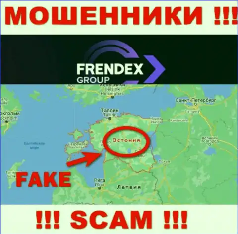 На сайте FrendeX вся инфа относительно юрисдикции фейковая - явно мошенники !!!
