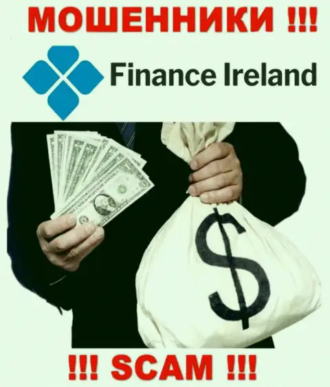 В брокерской организации Finance Ireland надувают людей, требуя вводить средства для погашения процентной платы и налогового сбора