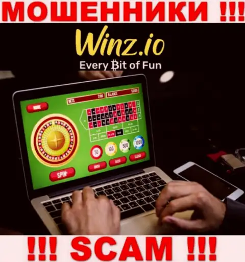 Вид деятельности internet-махинаторов Winz Casino - это Casino, но помните это кидалово !!!