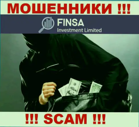 Не верьте в обещания подзаработать с интернет-обманщиками FinsaInvestment Limited - это капкан для доверчивых людей
