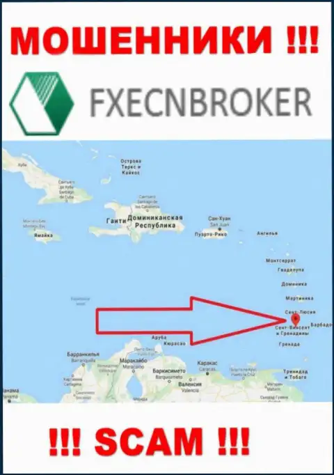 FX ECN Broker - это ЖУЛИКИ, которые официально зарегистрированы на территории - Saint Vincent and the Grenadines