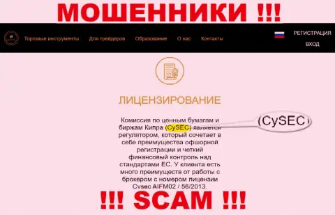 Крышуют незаконные деяния интернет-махинаторов Fortified Capital такие же обманщики - CySEC