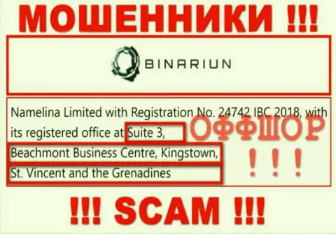 Иметь дело с конторой Namelina Limited нельзя - их оффшорный адрес регистрации - Suite 3, Beachmont Business Centre, Kingstown, St. Vincent and the Grenadines (инфа позаимствована интернет-ресурса)