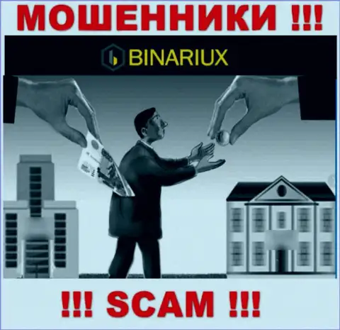 Решили вернуть денежные средства из компании Binariux, не выйдет, даже если заплатите и налог