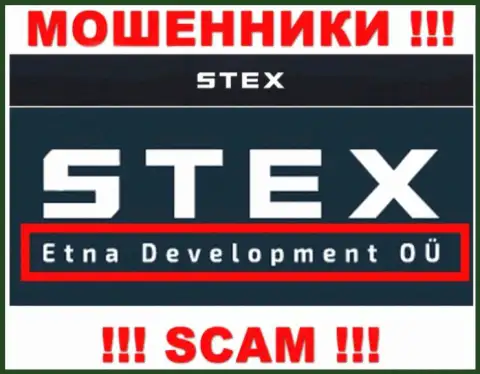 На интернет-сервисе Stex сказано, что Etna Development OÜ - это их юридическое лицо, но это не обозначает, что они порядочны