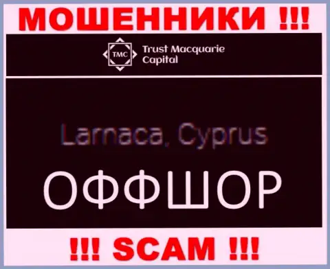 Trust-M-Capital Com находятся в оффшоре, на территории - Cyprus