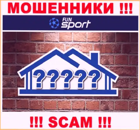 В конторе Fun Sport Bet безнаказанно сливают деньги, пряча сведения касательно юрисдикции
