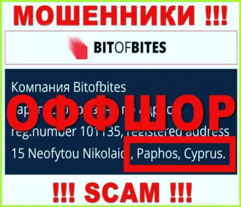 BitOfBites Com - это internet кидалы, их место регистрации на территории Cyprus