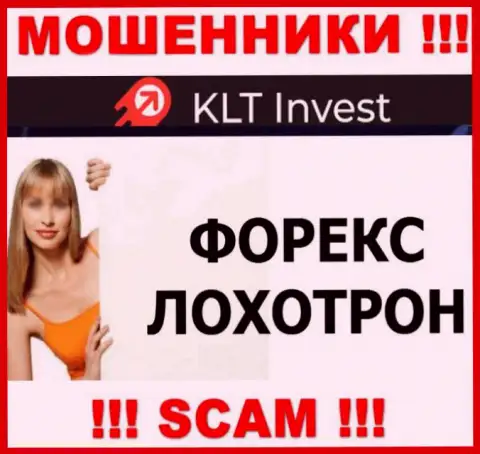 Деятельность internet-обманщиков KLT Invest: Форекс это капкан для малоопытных людей