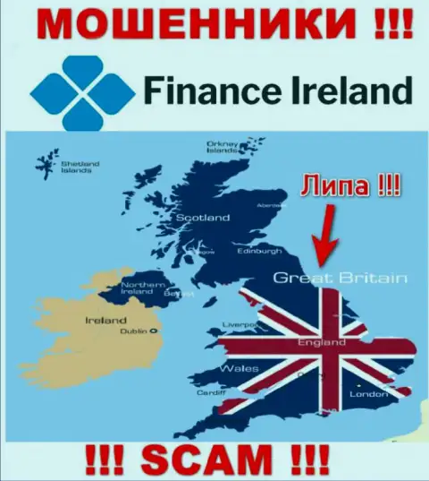 Мошенники Finance Ireland не указывают достоверную инфу касательно своей юрисдикции