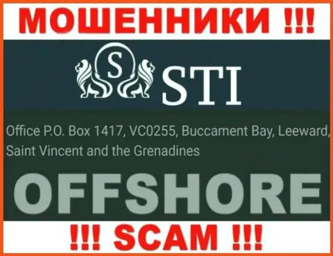 StokOptions Com - это противозаконно действующая организация, пустила корни в офшоре Office P.O. Box 1417, VC0255, Buccament Bay, Leeward, Saint Vincent and the Grenadines, будьте очень внимательны