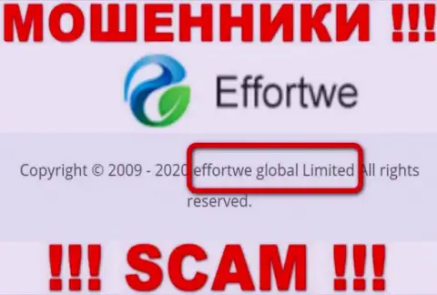На сайте Effortwe 365 говорится, что Effortwe Global Limited - это их юридическое лицо, однако это не обозначает, что они надежны