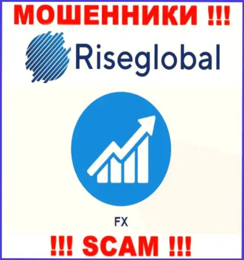 RiseGlobal Ltd не внушает доверия, ФОРЕКС - это конкретно то, чем промышляют данные internet-воры
