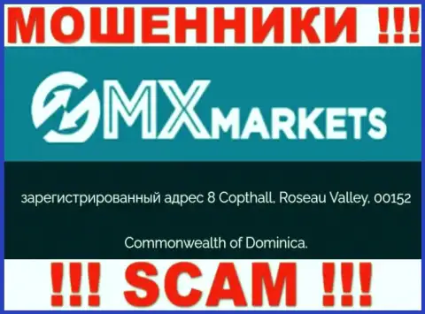 GMXMarkets - МОШЕННИКИГМХМаркетсПрячутся в оффшоре по адресу: 8 Copthall, Roseau Valley, 00152 Commonwealth of Dominica