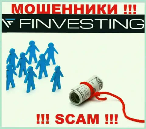 Опасно соглашаться сотрудничать с интернет мошенниками Finvestings Com, отжимают средства