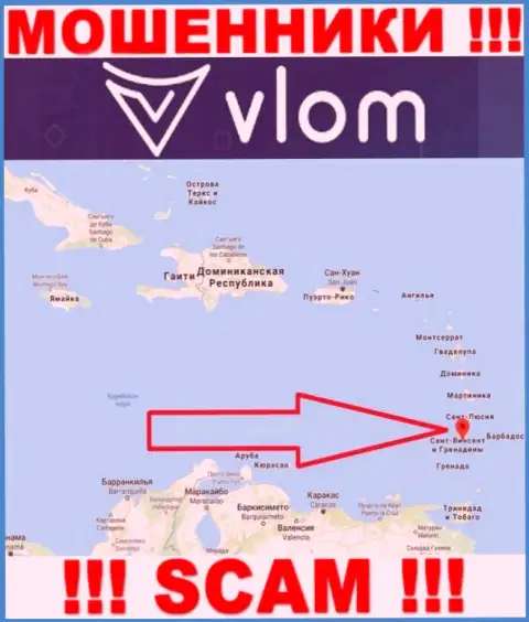 Контора Влом - мошенники, находятся на территории Saint Vincent and the Grenadines, а это оффшор