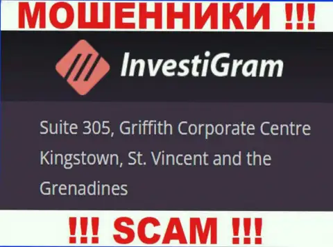 Инвести Грам отсиживаются на офшорной территории по адресу Suite 305, Griffith Corporate Centre Kingstown, St. Vincent and the Grenadines - это ЛОХОТРОНЩИКИ !