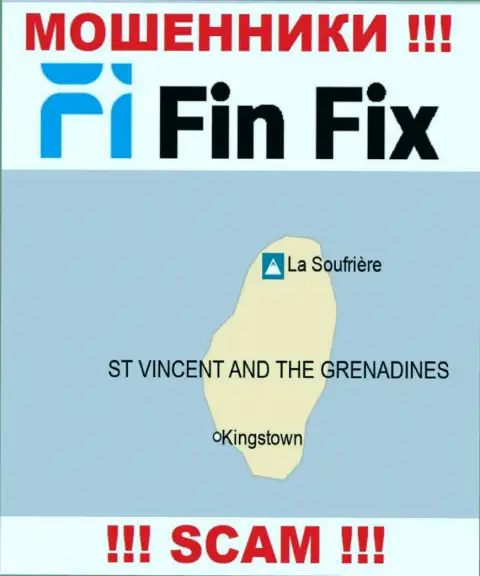 FinFix пустили корни на территории St. Vincent & the Grenadines и безнаказанно отжимают вложения