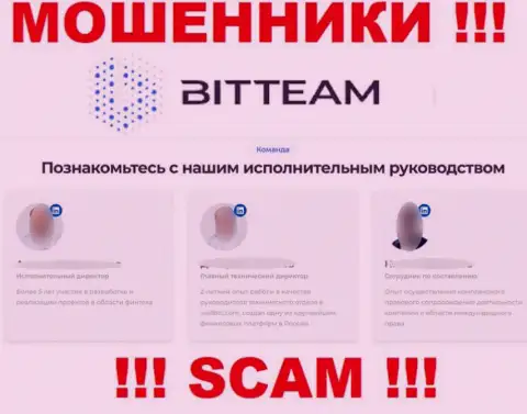 Доверять инфе БитТим о прямом руководстве довольно опасно, т.к. это фиктивные лица