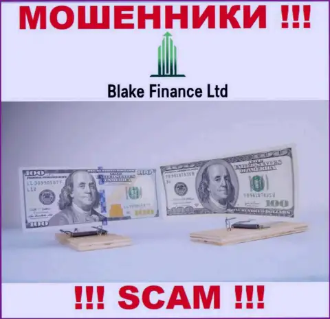В организации BlakeFinance заставляют оплатить дополнительно налоги за вывод вложений - не ведитесь