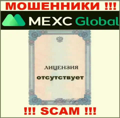 У мошенников MEXC на интернет-ресурсе не размещен номер лицензии организации ! Будьте осторожны