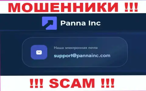 Слишком опасно связываться с конторой PannaInc Com, даже через их почту - это хитрые мошенники !!!