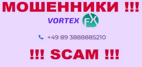 Вам начали звонить internet мошенники Vortex FX с разных телефонных номеров ? Отсылайте их подальше