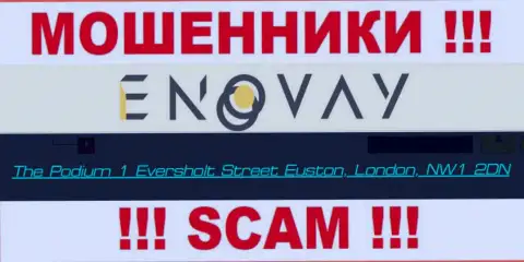 Адрес компании EnoVay фейковый - связываться с ней весьма опасно