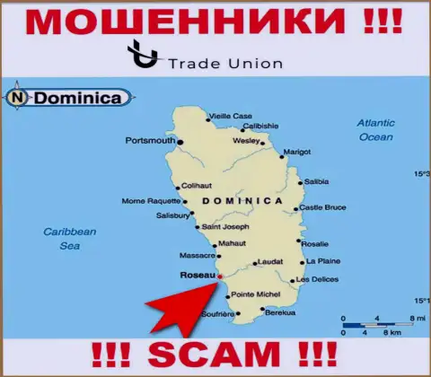 Commonwealth of Dominica - именно здесь официально зарегистрирована компания Trade Union Pro