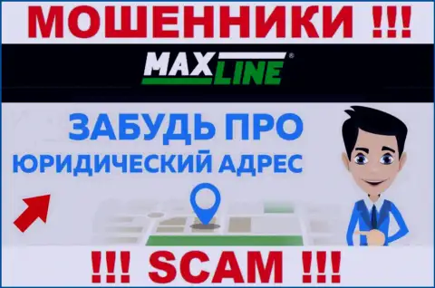 На сервисе организации Max Line не указаны данные относительно ее юрисдикции - это шулера